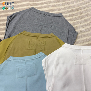 เสื้อยืดผู้หญิง SUHE OEM ODM ทรงเข้ารูป พิมพ์ลายโลโก้ ผ้าฝ้าย 95% ผสมสแปนเด็กซ์ 5% แขนยาว คอกลม ทรงกระชับรูปร่าง ยืดหยุ่นได้ - Product Image 6