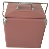 Glacière en métal de style nouveau 7L/13L/17L/28L, seau à glace isotherme pour pique-nique
