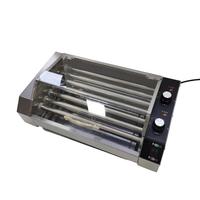 Machine à hot-dogs certifiée CE, 7 rouleaux, en acier inoxydable 304, pour stand de rue, restaurant, camping, utilisation en extérieur