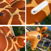 Piscine flottante gonflable pour enfants, chaise à girafe, livraison gratuite