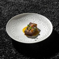 Assiettes creuses en céramique fantaisie pour restaurant, club, hôtel – Vaisselle ronde pour salade, dessert, gâteau – Plateaux de service