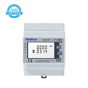 Medidor de Energía Inteligente Trifásico <span class=keywords><strong>EASTRON</strong></span> <span class=keywords><strong>SDM630MCT</strong></span> <span class=keywords><strong>V2</strong></span> 1A/5A con Conexión CT, Pantalla LCD, Modbus RTU para Sistemas Solares Fotovoltaicos - Product Image 5