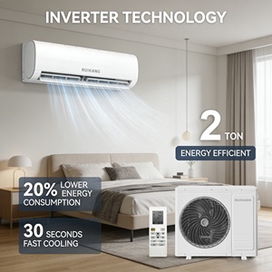 Aire Acondicionado Split de 24000 BTU con Refrigerante R32/R410A, Alta Eficiencia Energética, para Uso Doméstico y Hotelero - Product Image 4