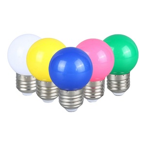 G45 Màu Nhựa + Nhôm E27 Đầy Màu Sắc Led Bulb Red/Yellow/Green/Blue Lễ Hội Trang Trí Đám Cưới Bóng Đèn - Product Image 6