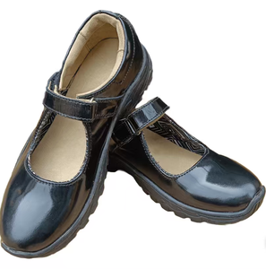 En stock – Escarpins Mary Jane noirs en cuir verni, confortables, à bout carré, talon épais moyen, légers, pour le bureau et toutes occasions - Product Image 3