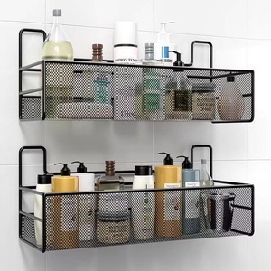 Panier de rangement mural en fer forgé, multifonctionnel, <span class=keywords><strong>étagère</strong></span>s de rangement, vente chaude - Product Image 2