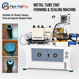 Machine à sceller les tuyaux pour la fermeture des extrémités des tubes en acier inoxydable avec système de moteur à économie d'énergie - Product Image 1