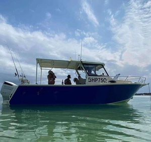 Bateau de croisière sportif en aluminium <span class=keywords><strong>Gospel</strong></span> 7,5 m/24,5 pi avec cabine Cuddy, moteur hors-bord soudé, pour la pêche, les excursions et les voyages de courte durée, yacht de luxe - Product Image 4