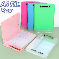 SUNSHING Plegable A4 A5 Producto de Archivado Personalizado Estuche para Colgar Documentos Sublimación Clip Tableros Plástico Almacenamiento Escritura portapapeles