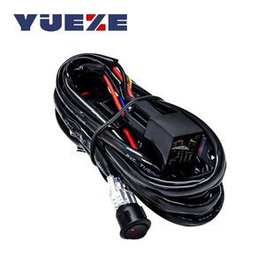 Kits de câblage pour barre lumineuse LED, faisceau de câblage universel pour barre lumineuse de travail LED, relais 12V 40A pour véhicules tout-terrain, compatible avec <span class=keywords><strong>2</strong></span> lumières - Product Image 1