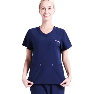 Seragam rumah sakit perawatan set Scrub medis penjual terbaik 2023 grosir Scrub seragam set modis Scrub cocok untuk wanita