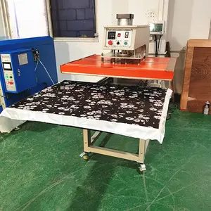 Grande formato vestuário máquinas automática sublimação calor imprensa máquina para textil