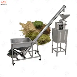Molinillo automático de hierbas, hojas de yuca, especias secas, máquina de molienda de hojas