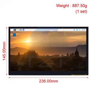 10.1 inch hdmi-tương thích <span class=keywords><strong>LCD</strong></span> hiển thị Module "cảm ứng điện dung màn hình 1024x600 IPS HD xem cho Raspberry Pi B 3B +/4B - Product Image 2