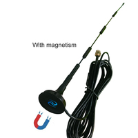 Antenne magnétique omnidirectionnelle 4G LTE à gain élevé 12dBi 700-2700MHz, antenne hélicoïdale à montage magnétique pour routeur, modem, véhicule