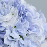 Bouquet de fleurs artificielles en soie d'hortensia de haute qualité, fait main, toucher réel, style moderne, pour mariage, anniversaire, décoration intérieure, photographie