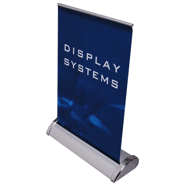 Mini Size A4 A3 Roll up Banner Stand Table Top Roll up Banner Mini Retractable Stand
