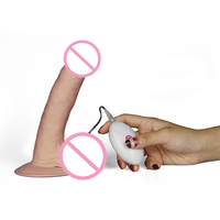 Juguete Sexual Realista, 100% Ultra Suave, 10 Funciones, Eléctrico, Automático, Impermeable, Pene Artificial Grande