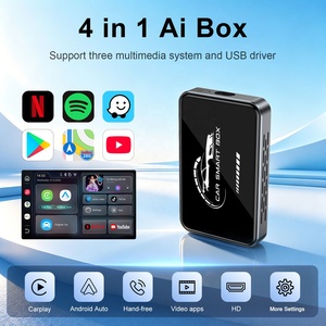 Adaptador Inalámbrico CarPlay Magic AI Box de 4 GB, Reproducción de Video en el Automóvil, Android Auto Aibox, Compatible con <span class=keywords><strong>Netflix</strong></span>, YouTube y Google Play Store - Product Image 2