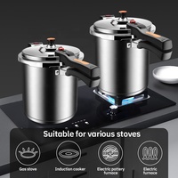 Casserole de cuisine Allnice, cuisinière à gaz à économie d'énergie, cuisinière à induction, marmite, écologique, en acier inoxydable 304, autocuiseur