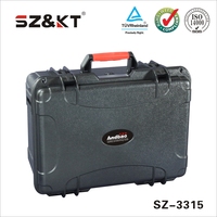 Boîtier en plastique ABS rigide fabriqué en Chine, étanche IP67, antichoc, pour appareils de jeu électroniques, avec mousse et logo personnalisé en couleur.