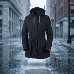 Chaqueta Impermeable y Cortavientos para Mujer, con Capucha, Ligera, 100% Poliéster - Product Image 3