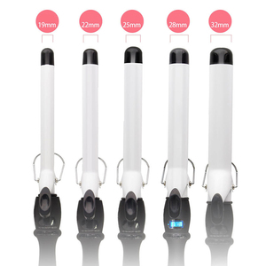 Fer à friser professionnel à succès avec écran LCD, lisse, automatique, rouleaux chauffants, clips, cheveux bouclés librement, design rotatif - Product Image 4