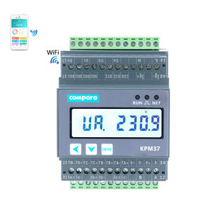 Medidor de Electricidad Trifásico <span class=keywords><strong>IoT</strong></span> KPM37-WI con WiFi RS485 MQTT, Montaje en Riel DIN, Voltímetro y Amperímetro para Energía Solar - Product Image 1