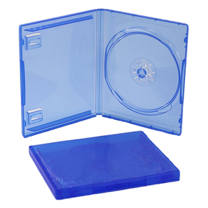 Caja de disco de juego individual compatible en stock, material PP, embalaje azul <span class=keywords><strong>para</strong></span> PS4 PS5 - Product Image 1
