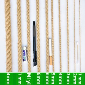 <span class=keywords><strong>Corde</strong></span> tressée artisanale en jute et <span class=keywords><strong>sisal</strong></span> pour l'artisanat, l'emballage, la décoration, le cerclage, le tressage de l'arbre à chat et les étiquettes d'emballage - Product Image 4
