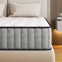 COSTFULL Langlebige Atmungsaktive Doppel-Hotel-Hybrid-Federkern-Memory-Foam-Matratze in Kingsize, Rollbox, für Krankenhaus, Schlafzimmer, Wohnmöbel