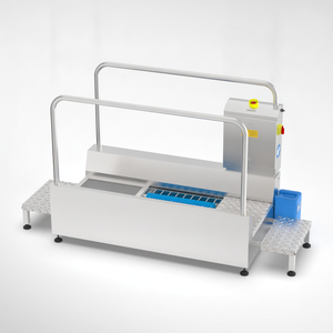 Solution d'hygiène automatique pour l'industrie alimentaire avec évier de lavage des mains, nettoyeur de chaussures, lave-bottes et <span class=keywords><strong>tourniquet</strong></span> - Product Image 3