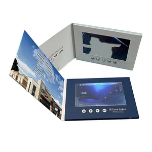 Tarjeta de Felicitación Digital HD con Pantalla LCD IPS Personalizada, Folleto de Video, Marketing Empresarial, Invitación de Boda, Reproductor MP4 - Product Image 5
