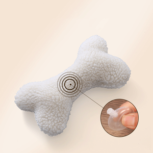 Lynpet bon prix jouets mous en forme d'os pour animaux de compagnie jouets doux chien morsure à mâcher pour chien - Product Image 6