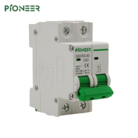 Direct Factory 63 Mcb 2 pôles 32amp DC disjoncteur PA66 matériel 1000V tension nominale LI pour panneaux solaires 40V ampères DC disjoncteur
