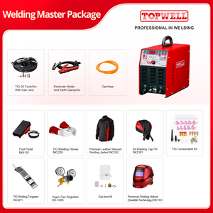 TOPWELL Soudeuses 250A Tig Igbt Invert Machine à <span class=keywords><strong>souder</strong></span> à l'aluminium Haute fréquence d'impulsions Machine à <span class=keywords><strong>souder</strong></span> professionnelle Portable - Product Image 4