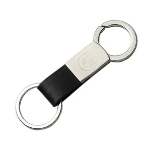 Kho Khuôn Bán Buôn Số Lượng Lớn Da Keychain Nhà Máy Tùy Chỉnh Kim Loại Dập Nổi Laser Khắc Logo Thương Hiệu Xe Hơi Da Keychain