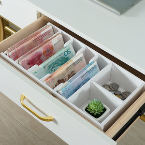 <b>Drawer</b> Organizer Plastic Money Coin <b>Storage</b> <b>Box</b> For Desktop Office Use - Product Image 2