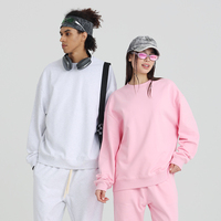 Sweat-shirts unisexes à col rond, personnalisables avec logo imprimé ou brodé, 430 g/m², vente en gros, sweats décontractés épais et unis