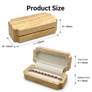 Wholesale Luxury Vintage Magnetic Wooden Jewelry Packaging <b>Box</b> <b>for</b> Necklaces <b>Bracelets</b> Pendants Rings High Quality - Product Image 3