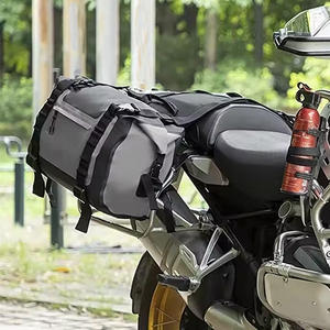 Sacs latéraux imperméables personnalisés pour moto Sacs de selle en PVC de grande capacité avec fermeture éclair Sacoche de réservoir à la mode Sacoches de cavalier - Product Image 1