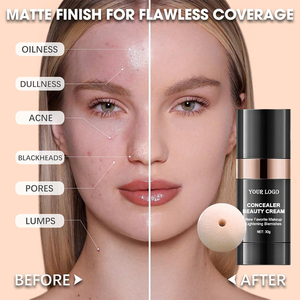 แอร์บรัชออร์แกนิคธรรมชาติสินค้าใหม่1000ชิ้นออกแบบได้ตามต้องการสินค้าใหม่ติดป้ายยี่ห้อส่วนตัวรองพื้นรองพื้นแบบเกาหลี - Product Image 3