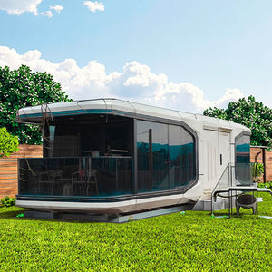 Casa móvil de cápsula espacial de lujo de China Casa prefabricada de acero galvanizado para dormir al aire libre para hoteles para casa pequeña móvil - Product Image 6