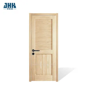 JHK-L01 나무 루버 장착 복합 문 디자인 인테리어 중국어 문 mdf 문 가격
