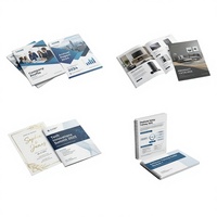 Manuales/Folletos de Papel Personalizables en Color y Tamaño, Impresión Digital con Logotipo Personalizado, Papel Artístico/Revestido/Kraft Libre de BPA, Certificado ISO