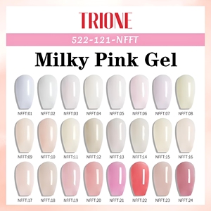 Vernis Gel Transparent <span class=keywords><strong>Rose</strong></span> Lacté Naturel Effet Gelée Nude UV LED pour Ongles, Fournitures d'Art Ongulaire, Marque Privée - Product Image 5