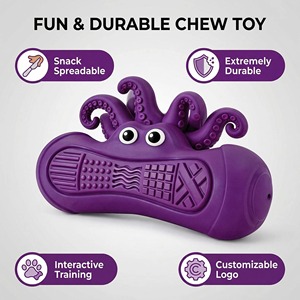 Juguete de Goma Personalizado para Limpiar los Dientes de las Mascotas y Aliviar el Aburrimiento, Juguete Masticable Resistente para Perros con Mordida Agresiva - Product Image 4