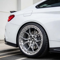 Jantes Bku forgées 5x112 avec beadlock véritable pour BMW M3 M4 G20 G21 G22 G23 G80 G82, jantes en alliage personnalisées de 17, 18 et 19 pouces pour la course sur piste