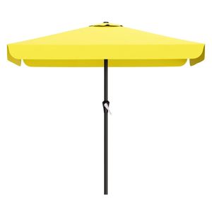 Sombrilla Rectangular Amarilla para Exteriores, Toldo para Jardín, Terraza, Piscina, Patio, Mesa de Comedor, Parasol de Mercado - Product Image 1