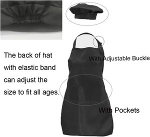 <span class=keywords><strong>Tablier</strong></span> et chapeau de Chef <span class=keywords><strong>pour</strong></span> enfants, <span class=keywords><strong>tablier</strong></span> de Chef réglable <span class=keywords><strong>pour</strong></span> enfants, <span class=keywords><strong>tablier</strong></span> <span class=keywords><strong>pour</strong></span> garçons et filles avec 2 poches <span class=keywords><strong>pour</strong></span> la cuisine, la <span class=keywords><strong>peinture</strong></span> et le jardinage - Product Image 4